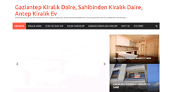 Desktop Screenshot of gaziantepkiralikdaire.com
